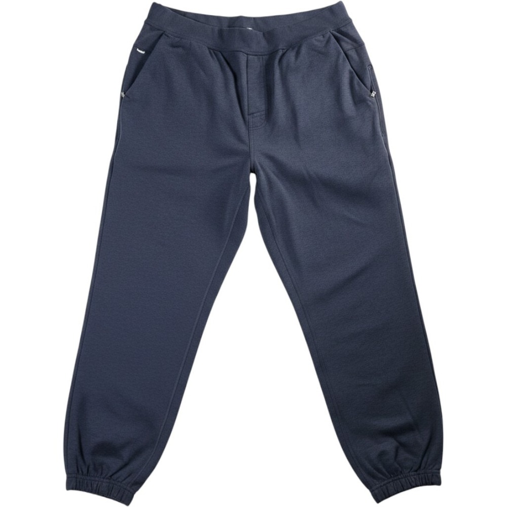 Vuori Men L Heathered Charcoal Gray Performance Jogger Sweatpants Elastic Cuff L
